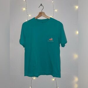 Vineyard Vines Short Sleeve Tee | Golf Tee Shirt | Men’s Small | Teal